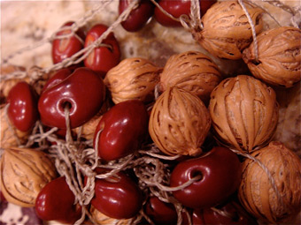 Kidney bean necklace